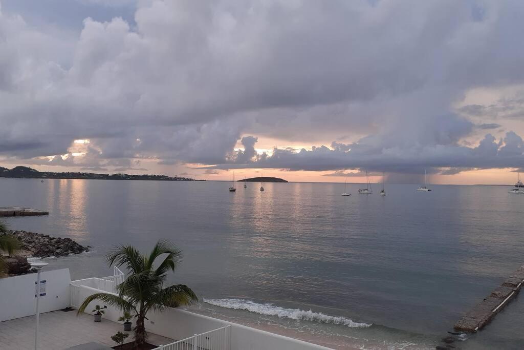 Superbe Studio Dolce Vita Vue Mer Plage Piscine Marigot  Exterior photo