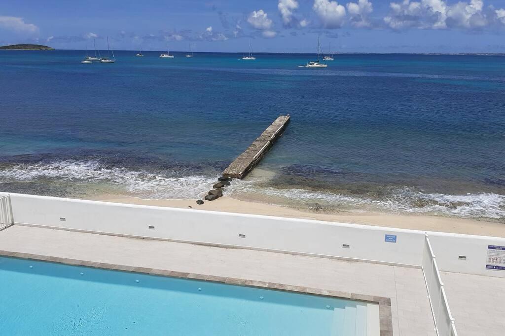 Superbe Studio Dolce Vita Vue Mer Plage Piscine Marigot  Exterior photo